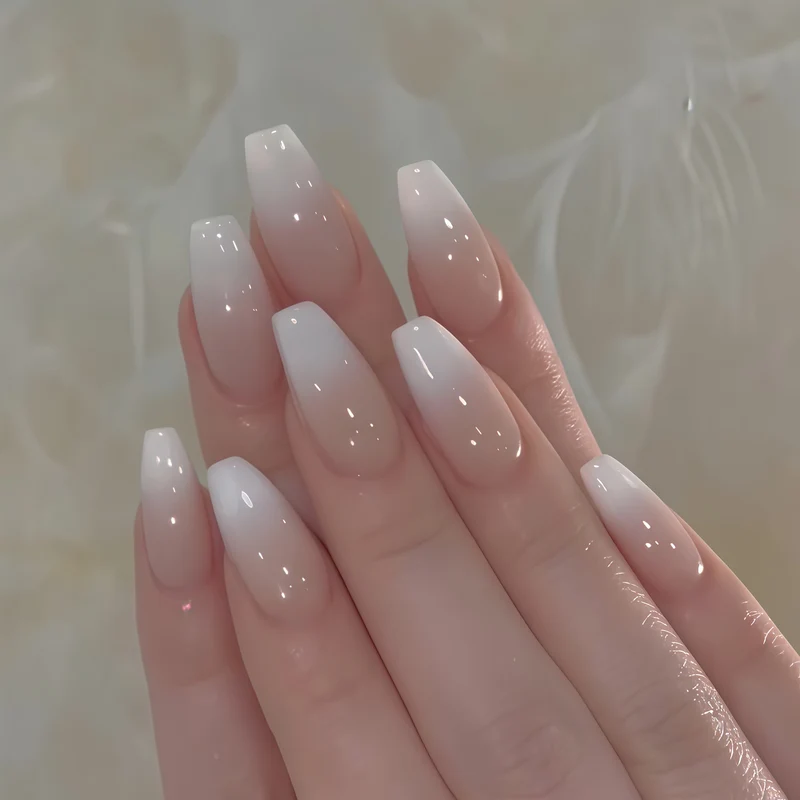 Premium Ombre Press-On Nail Set Stornfield