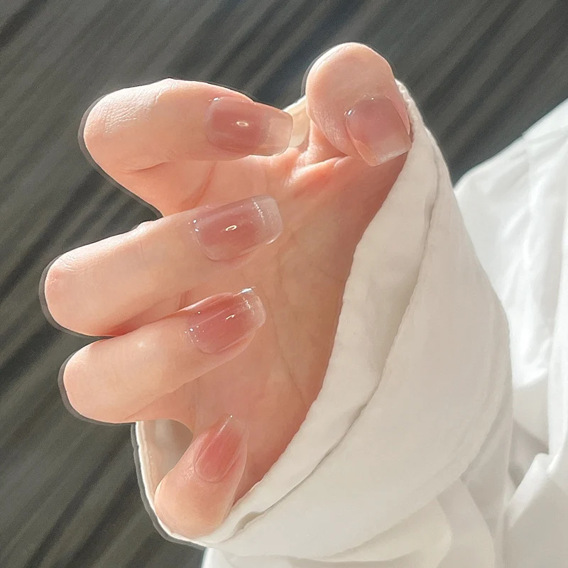 Premium Natural Press-On Nail Set Stornfield
