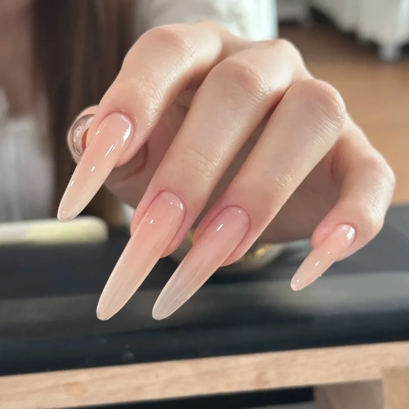 Premium Long Stiletto Press-On Nails Stornfield