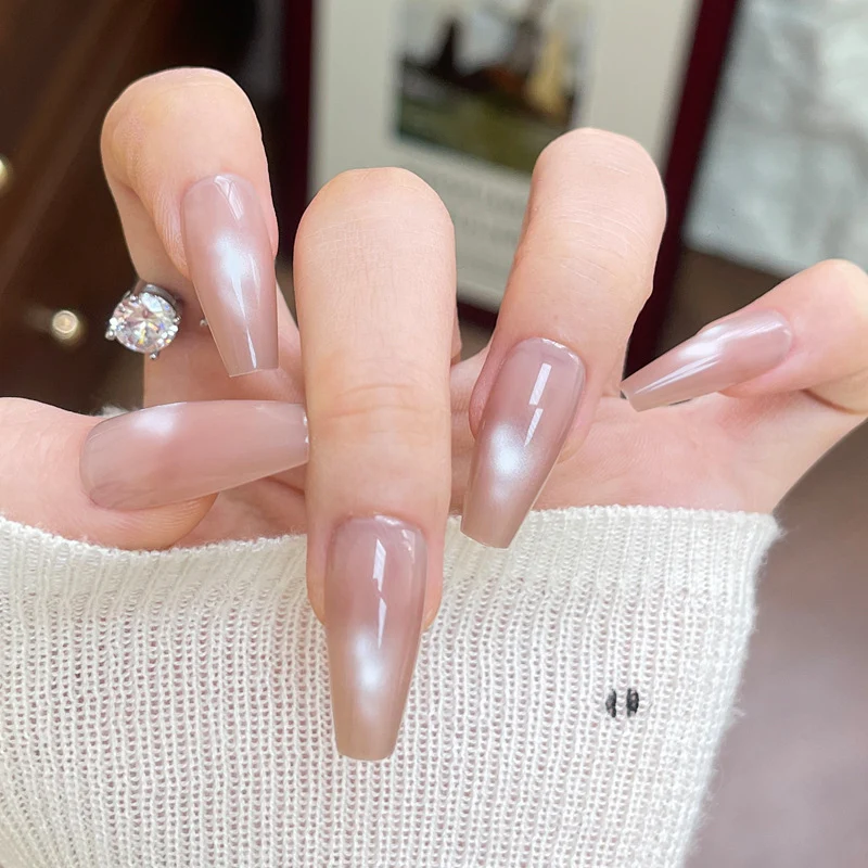 Premium Long Press-On Nail Set Stornfield