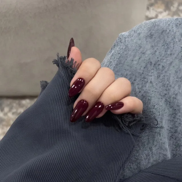 Premium Long-Lasting Glossy Press-On Nails Stornfield