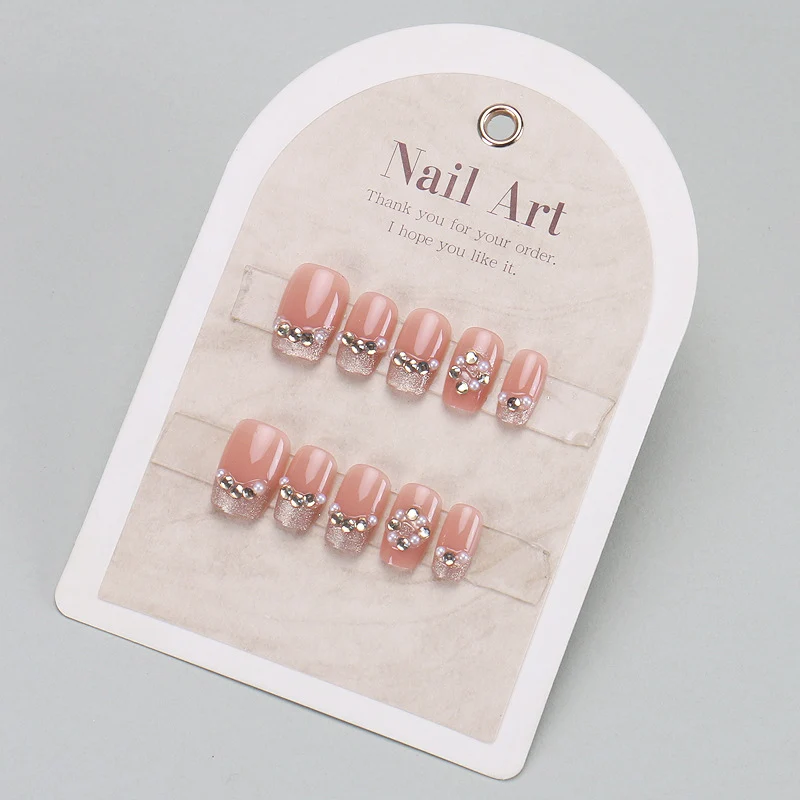 Premium Long Almond-Shaped Press-On Nails Stornfield