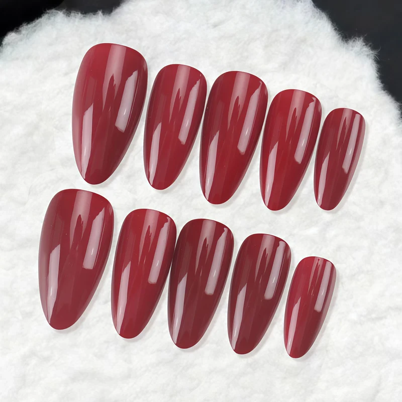 Premium Glossy Stiletto Nail Art Stornfield