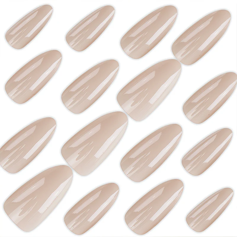Premium Glossy Almond-Shaped Press-On Nails Stornfield