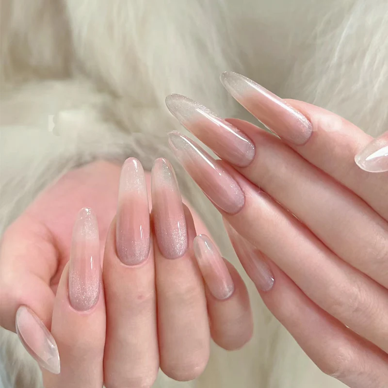 Premium Glossy Almond-Shaped Press-On Nails Stornfield 1789388672