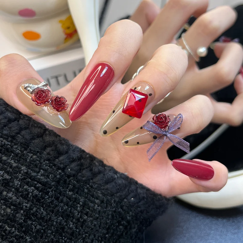 Premium Acrylic Press-On Nail Tips Stornfield