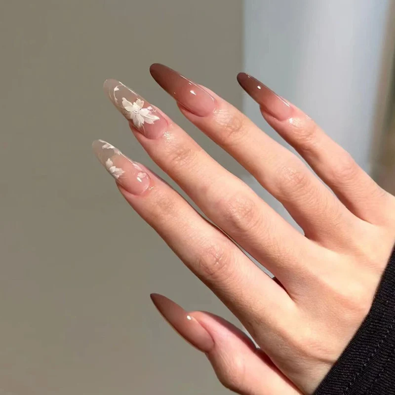 High-Gloss Gel Press-On Nails Stornfield