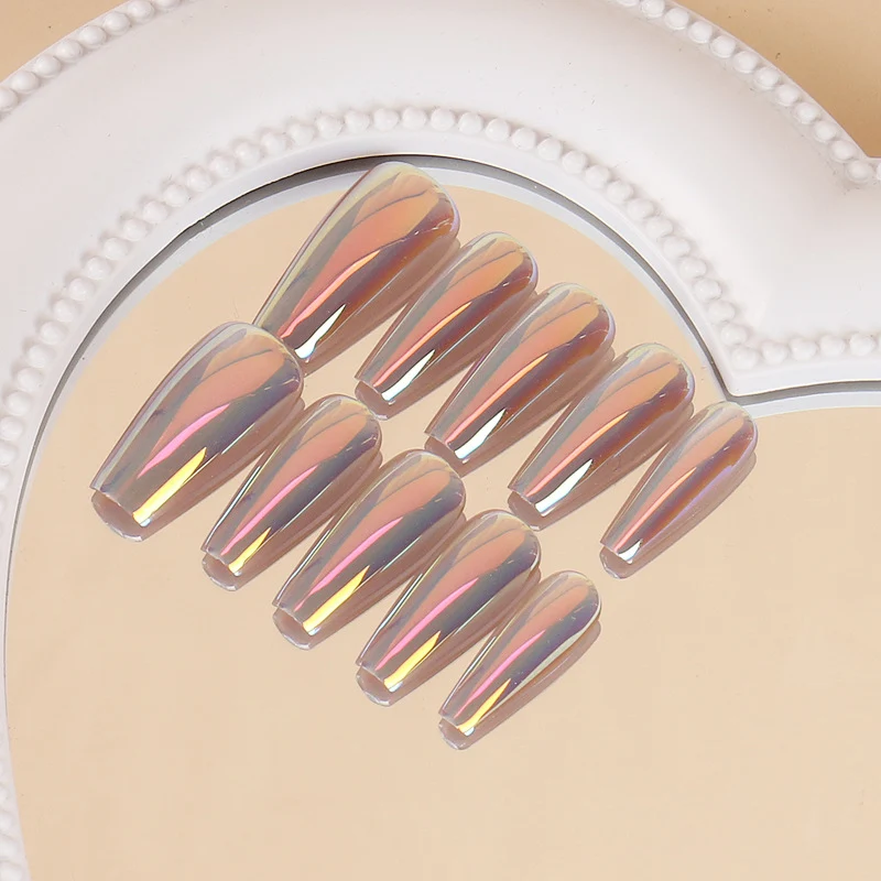 High-Gloss Gel Press-On Nails Stornfield