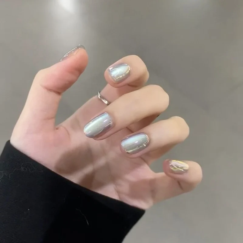 High-Gloss Gel Press-On Nails Stornfield