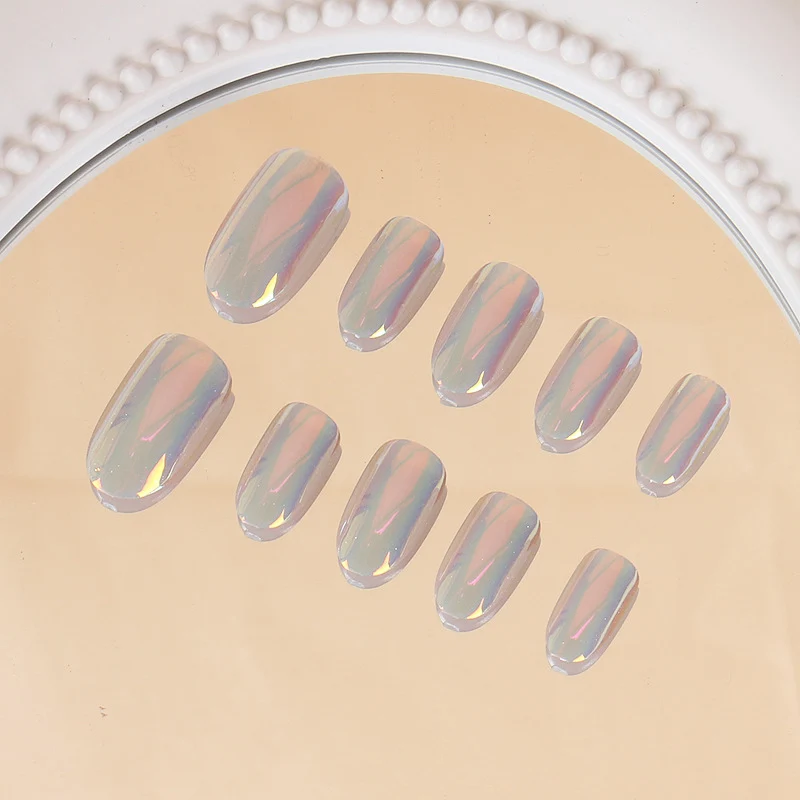 High-Gloss Gel Press-On Nails Stornfield