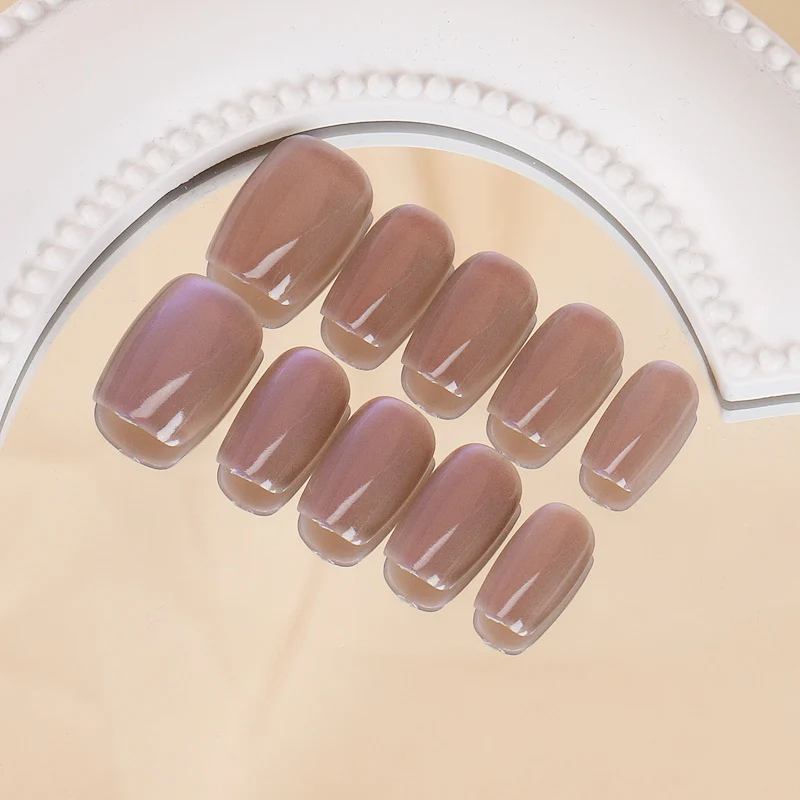 High-Gloss Gel Press-On Nails Stornfield