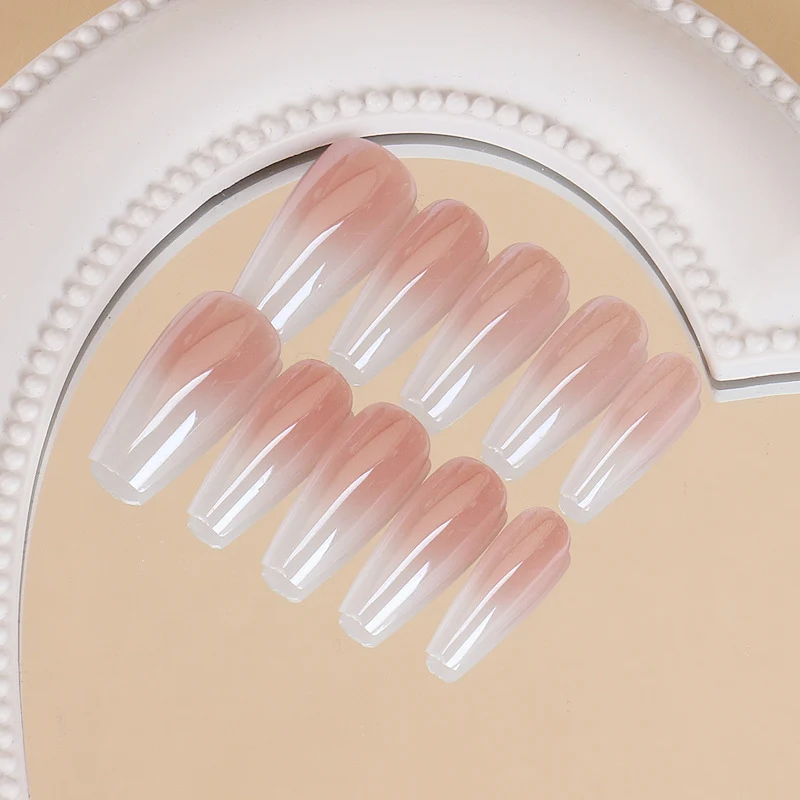 High-Gloss Gel Press-On Nails Stornfield