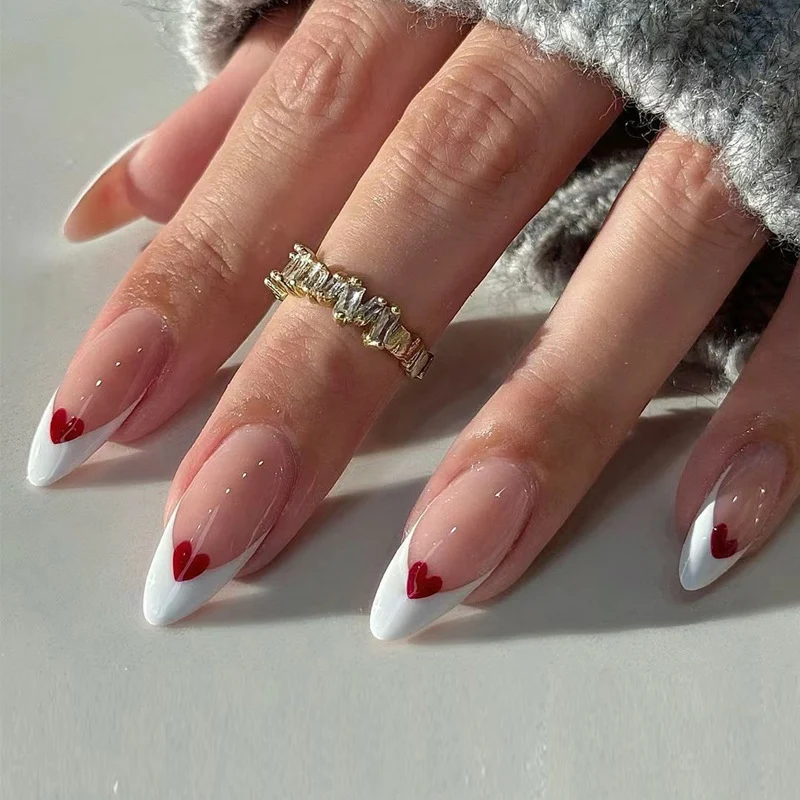 Heart-Accent Press-On Nail Art Set Stornfield