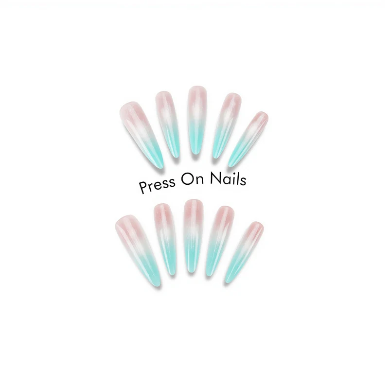 Gradient Press-On Nails Stornfield