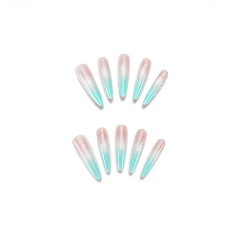 Gradient Press-On Nails Stornfield