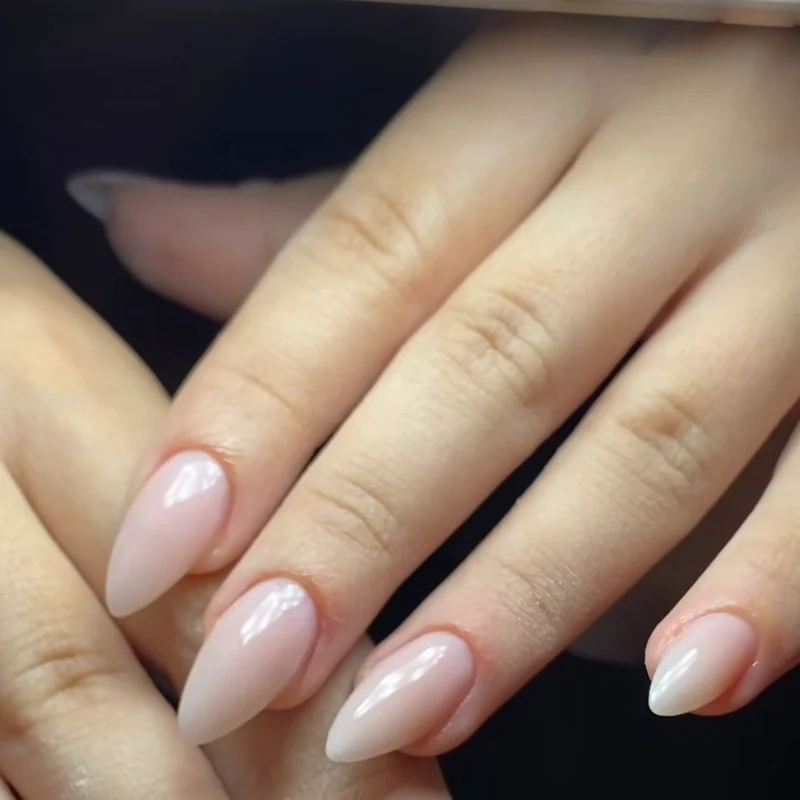 Glossy Stiletto Press-On Nail Extensions Stornfield