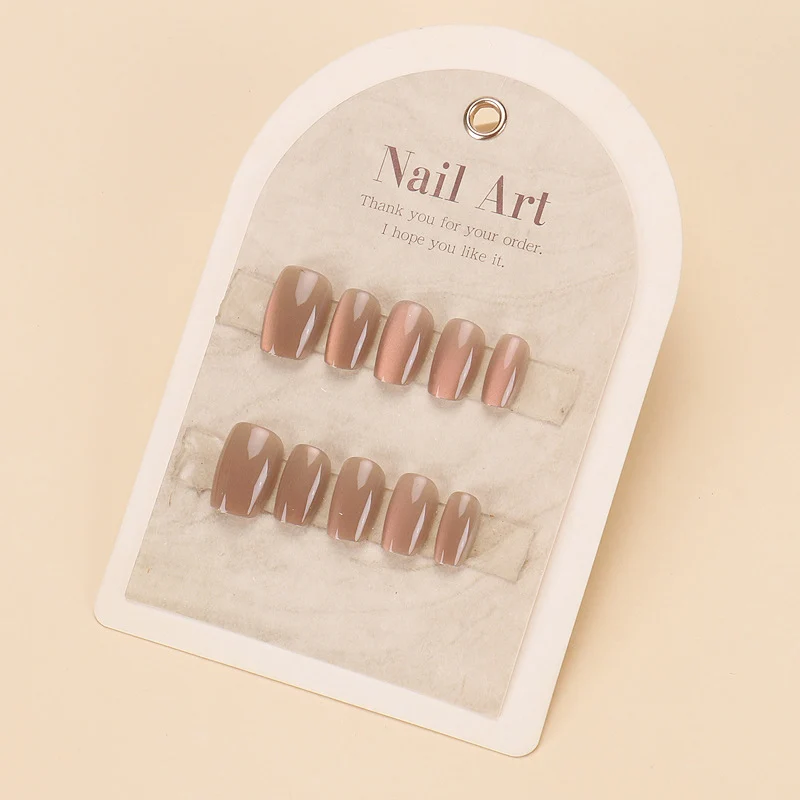 Glossy Press-On Nail Set Stornfield