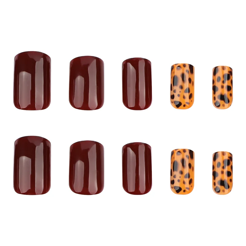 Artful nail art with animal leopard design Stornfield