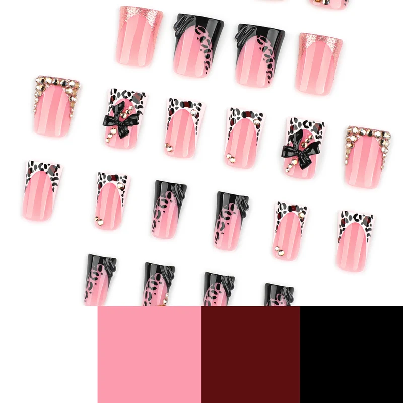 Artful Nail Art with Rhinestones and Animal Accents Stornfield