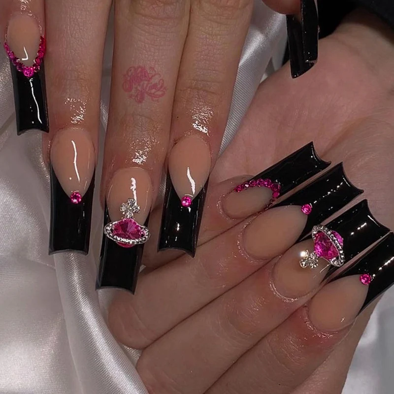 Artful Nail Art with Rhinestones and Shine Stornfield