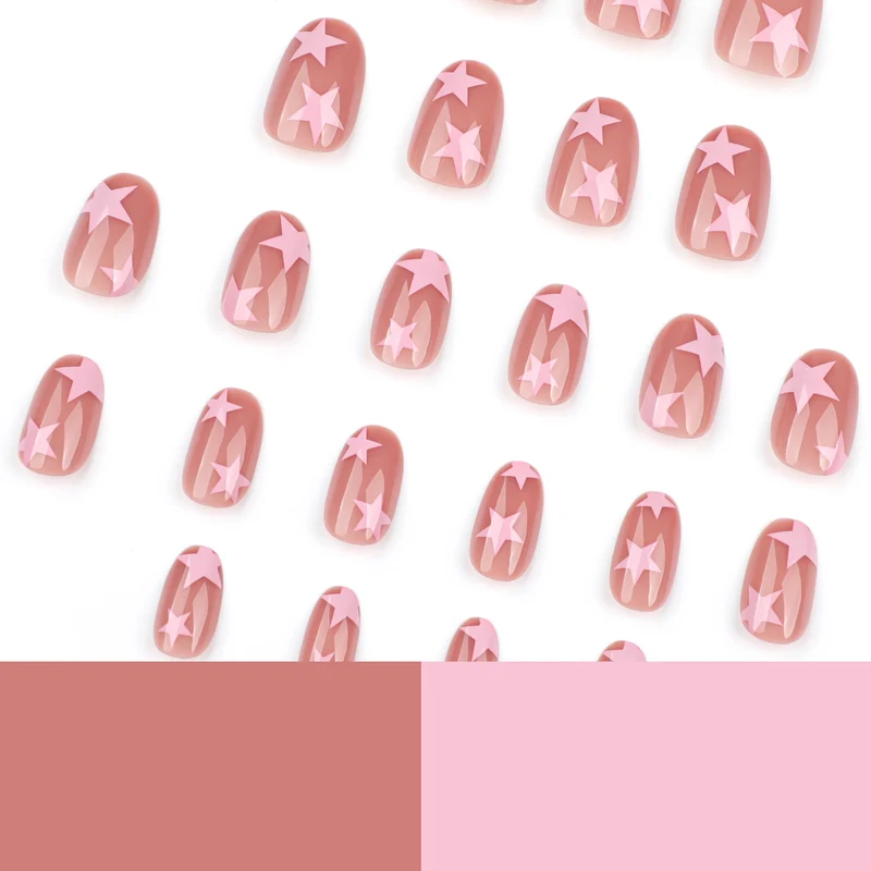 Artistic Nail Art with Star Motifs Stornfield