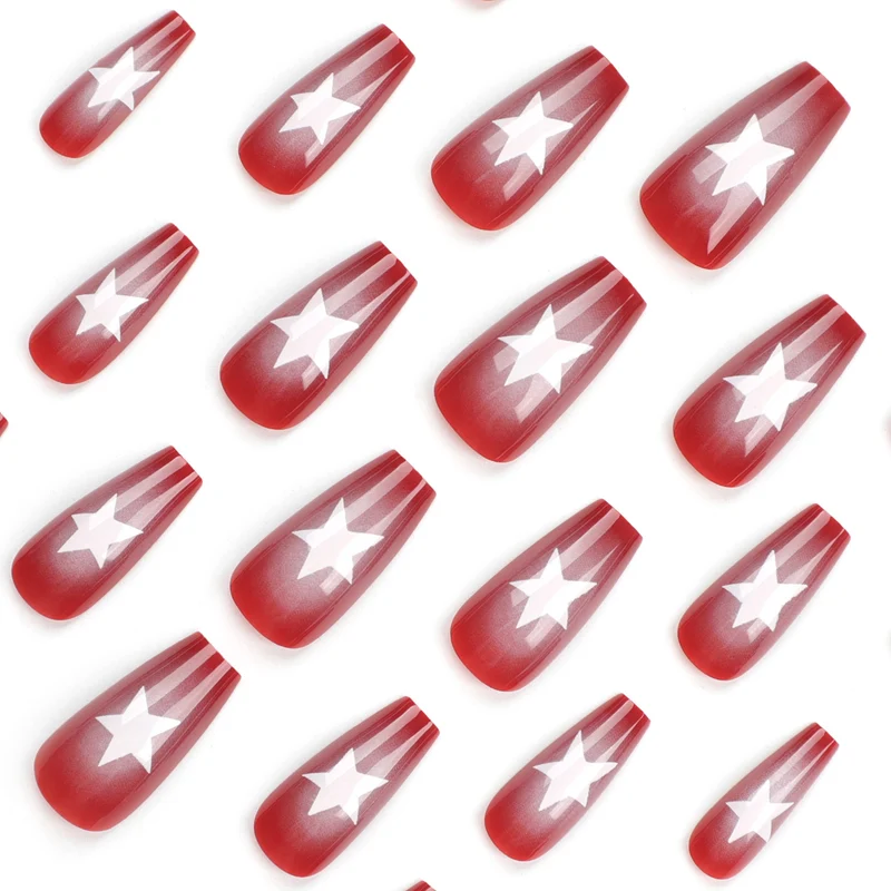 Artful Nail Art with Star Pattern Stornfield
