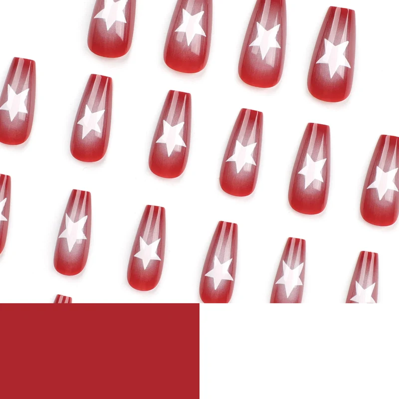 Artful Nail Art with Star Pattern Stornfield