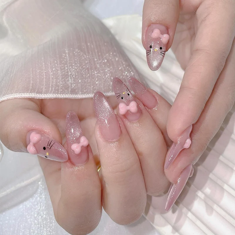 Playful Themed Press-On Nail Set Stornfield