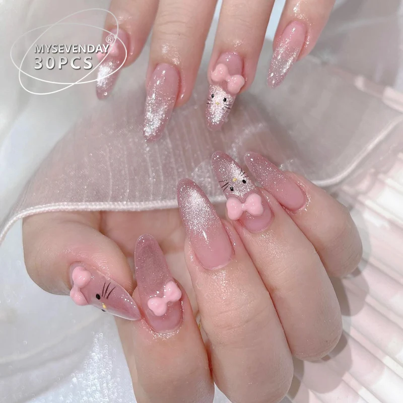 Playful Themed Press-On Nail Set Stornfield