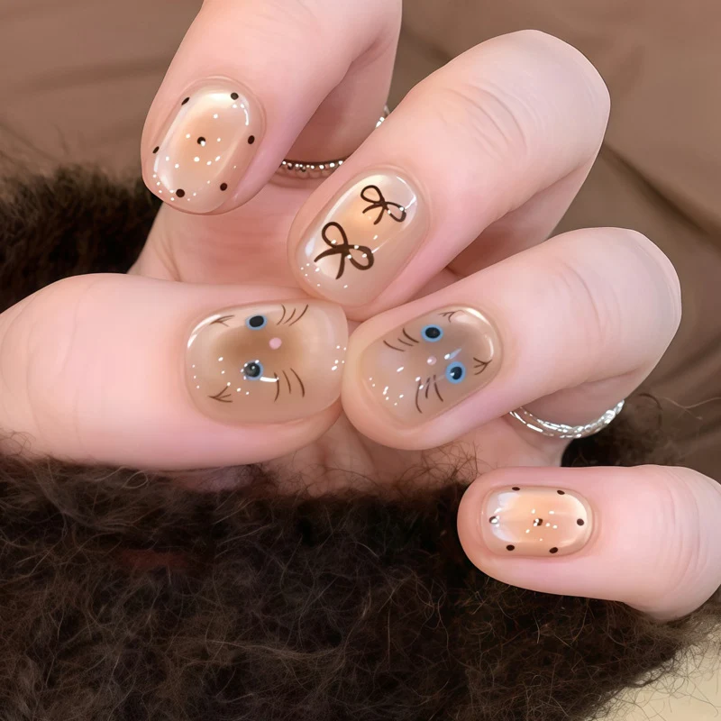 Playful Character Press-On Nails Stornfield