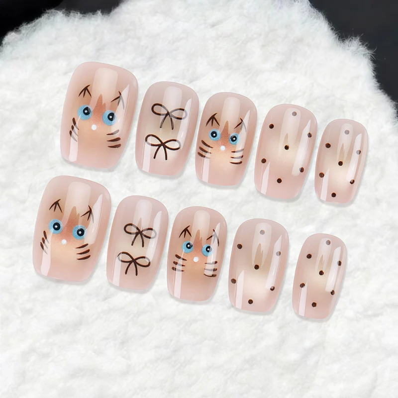 Playful Character Press-On Nails Stornfield