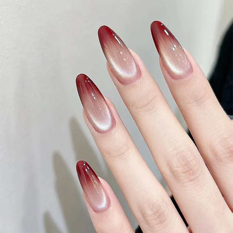 Ombre Stiletto Press-On Nails with Silky Finish Stornfield