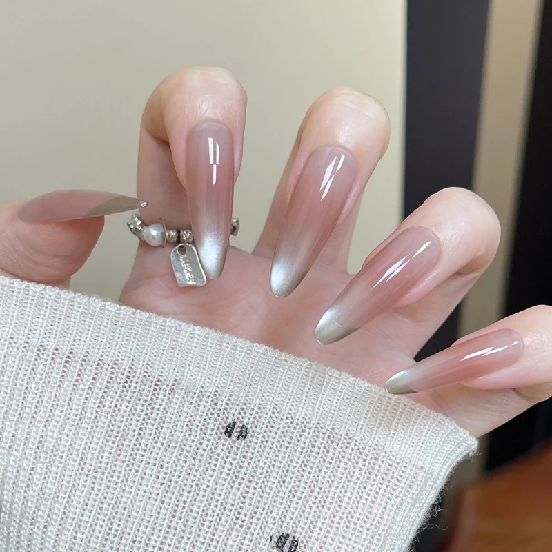 Ombre Stiletto Press-On Nails with Glossy Finish Stornfield