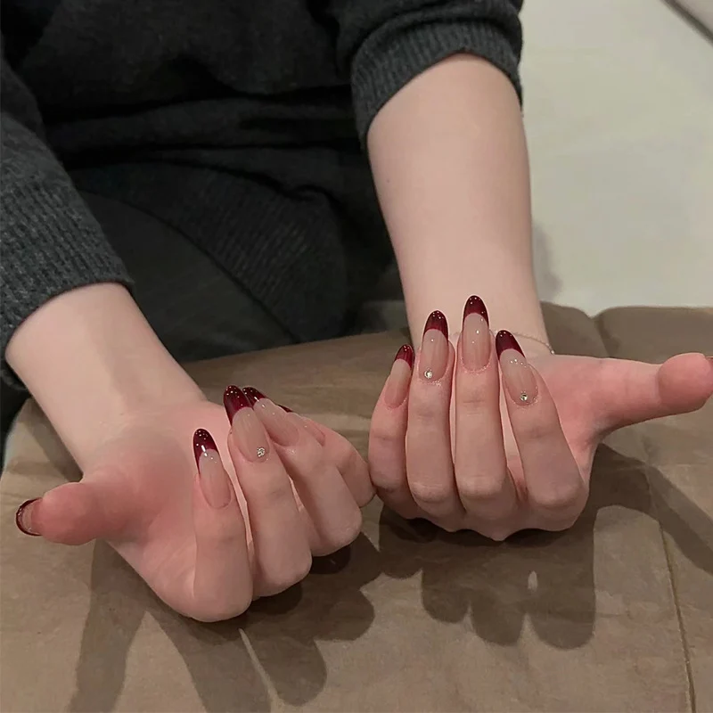 Ombre Press-On Nails with Glossy Finish Stornfield