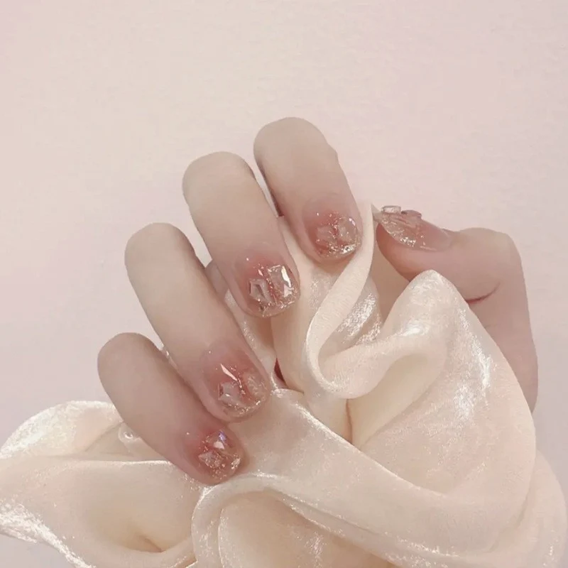 Ombre Press-On Nails with Glossy Finish Stornfield