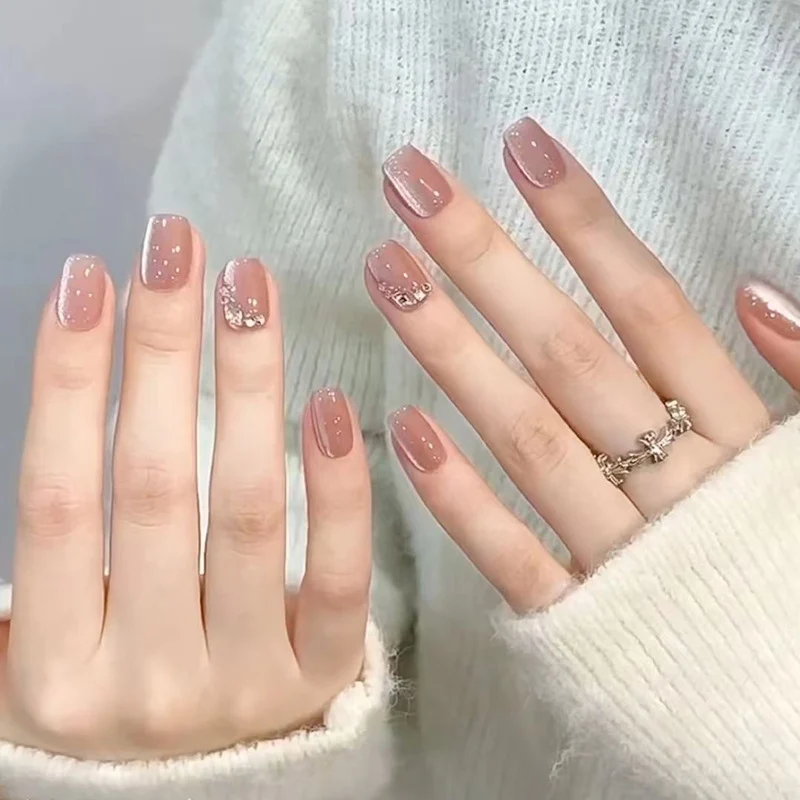 Ombre Press-On Nails with Glossy Finish Stornfield