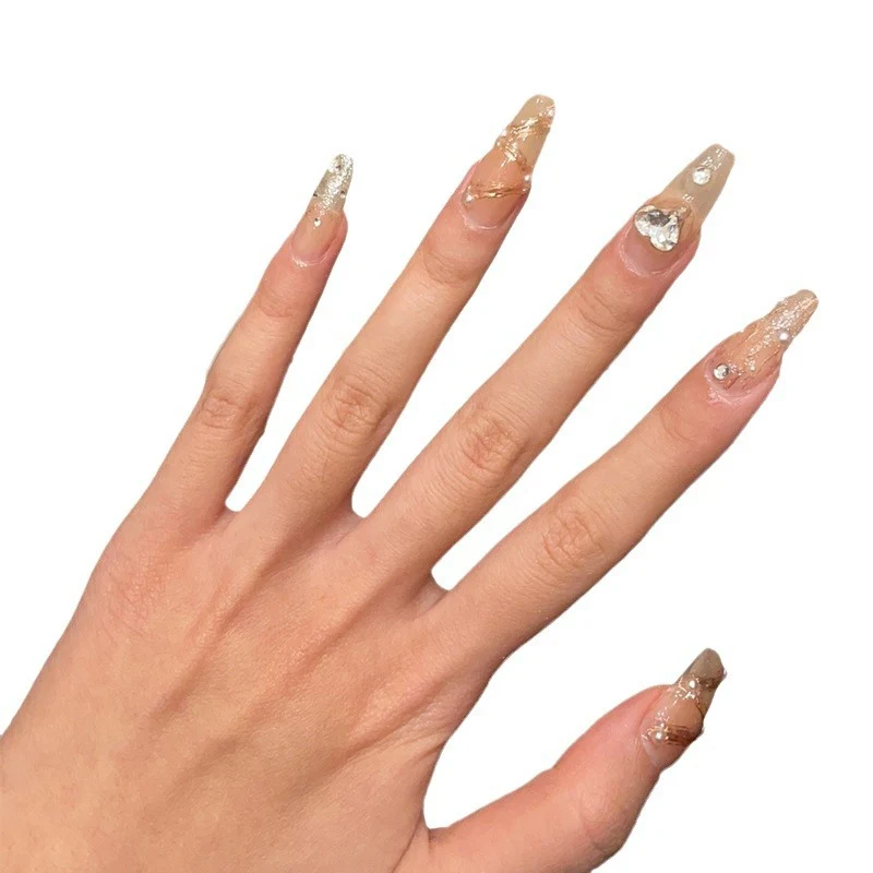 Ombre Press-On Nails with Glossy Finish Stornfield