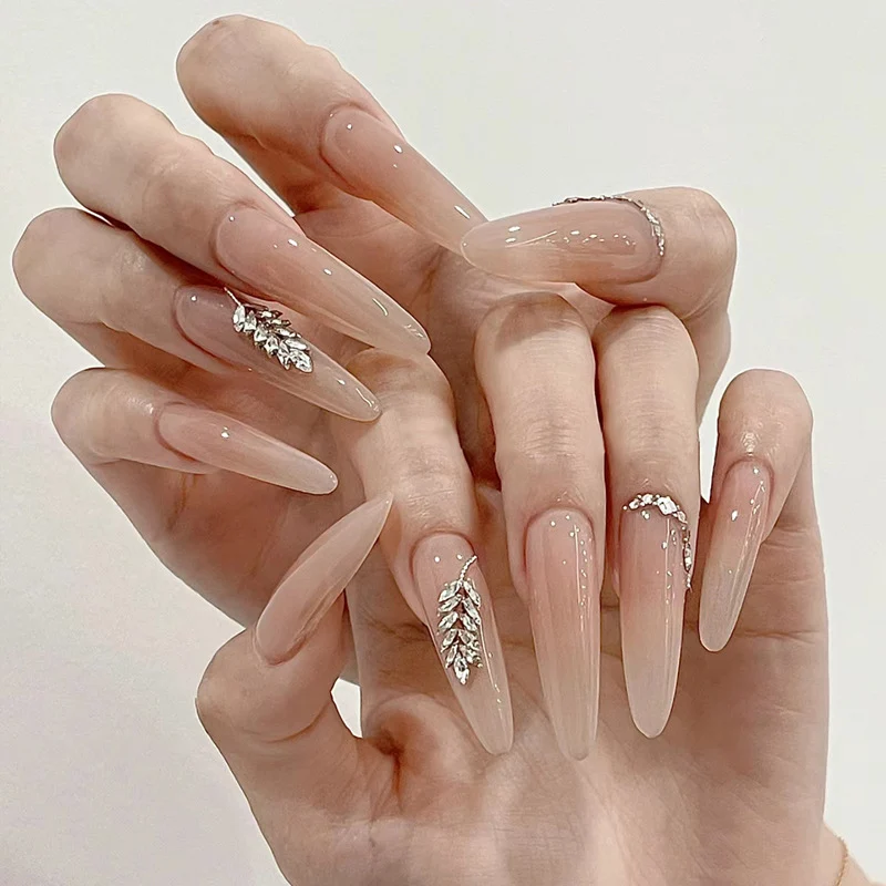 Ombre Press-On Nails with Glossy Finish Stornfield