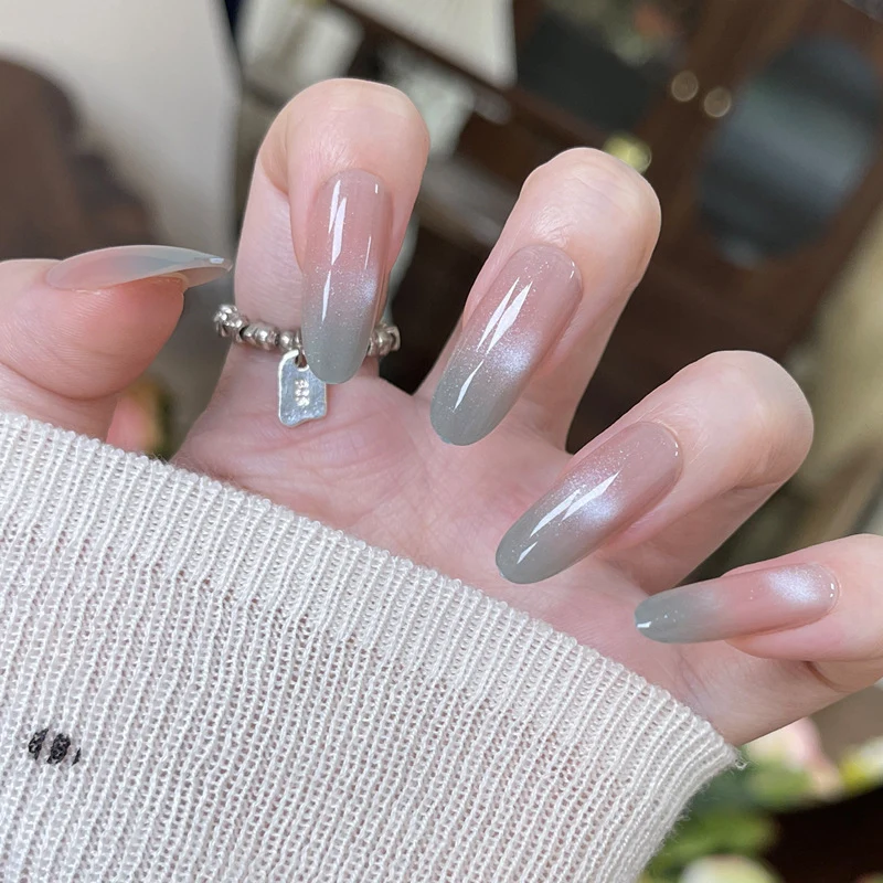 Ombre Long Stiletto Press-On Nails Stornfield