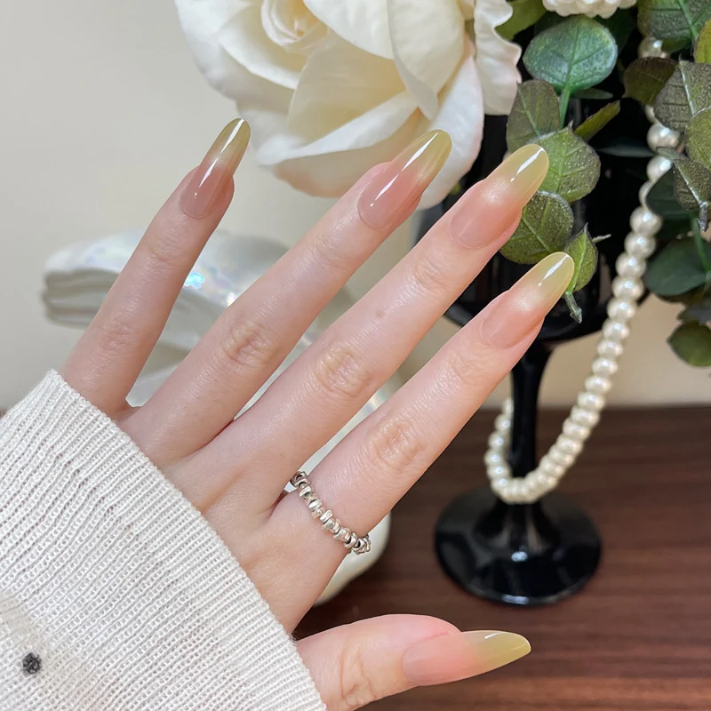 Ombre Glossy Press-On Nail Set Stornfield
