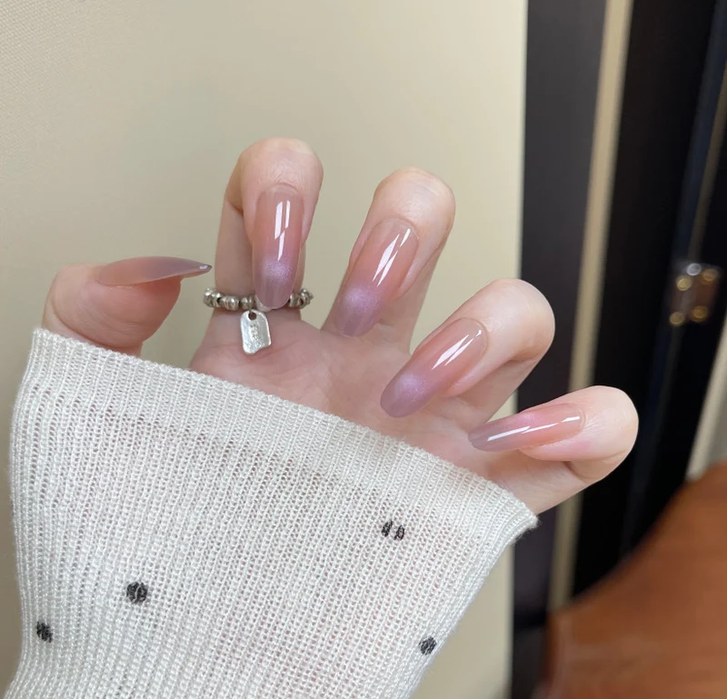 Ombre Gel Press-On Nail Set Stornfield