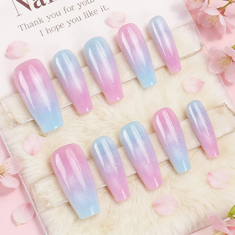 Ombre Effect Press-On Nail Set Stornfield