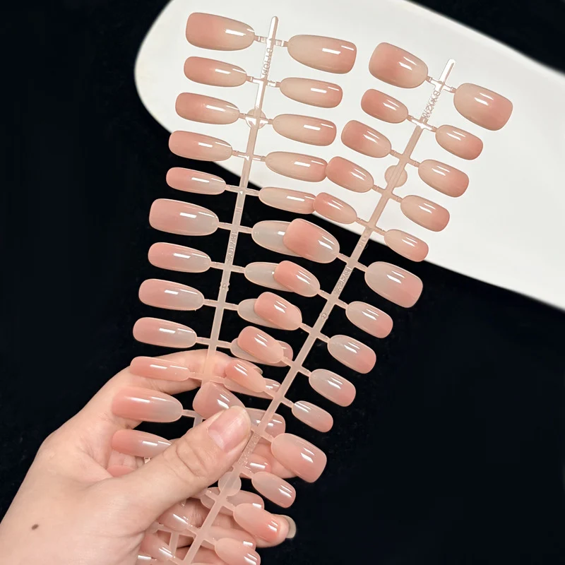 Natural Glossy Press-On Nail Set Stornfield 1789389043