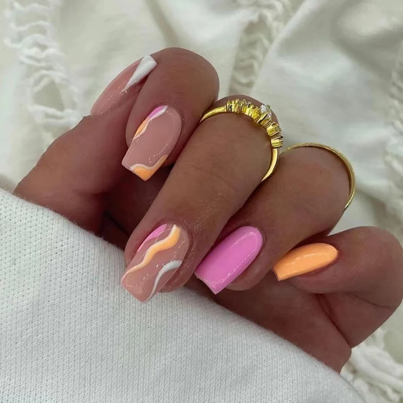 Artful nail art with modern gradients and creative designs Stornfield