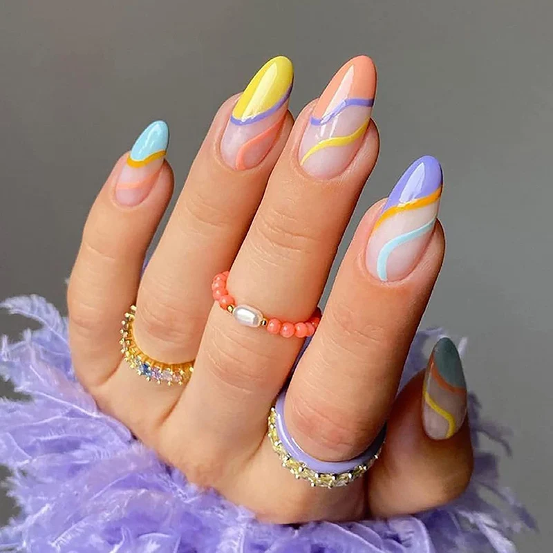 Artful Nail Art with Modern Color Accents Stornfield
