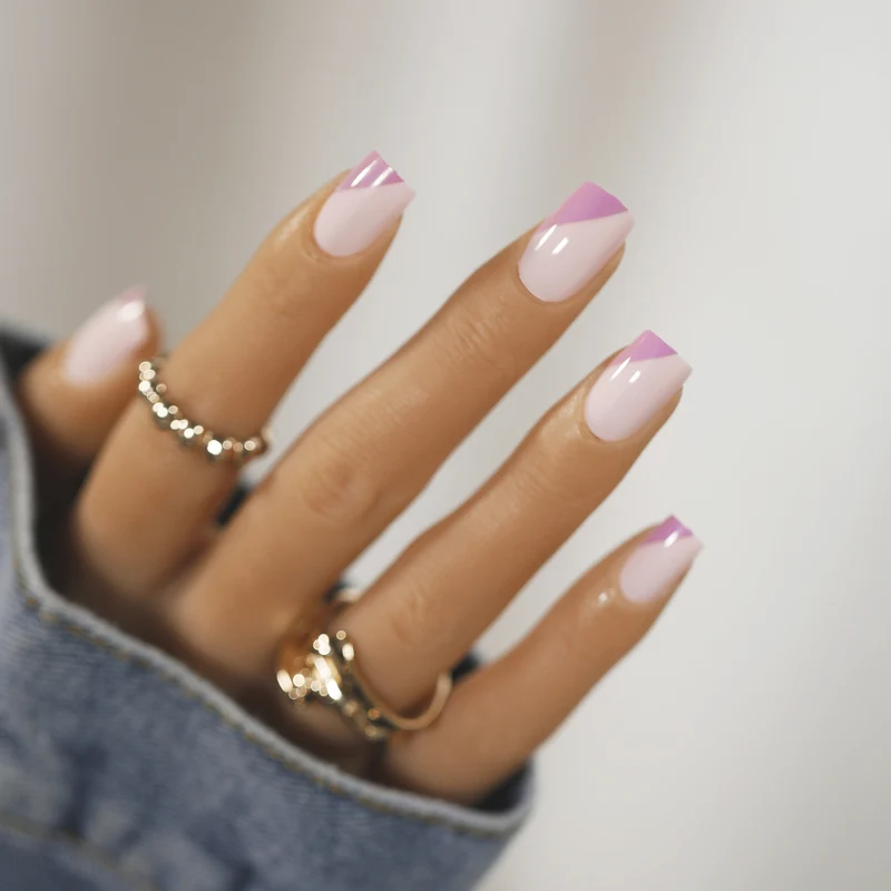 Artistic Nail Art with Modern French Tip Design Stornfield