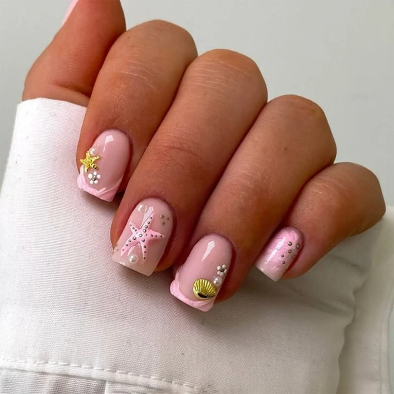 Artistic Nail Art with Maritime Design Stornfield