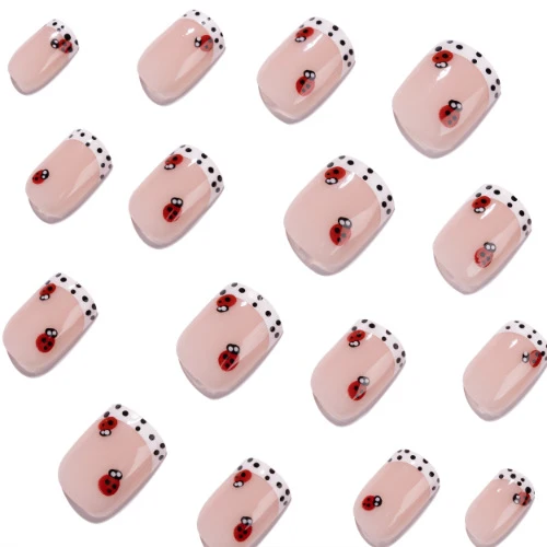 Artistic nail art with ladybug designs Stornfield