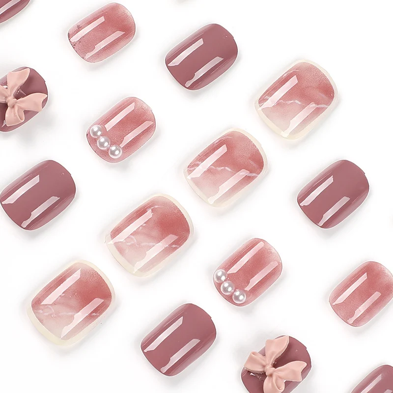 Artful nail art with luxurious 3D bows and elegant accents Stornfield