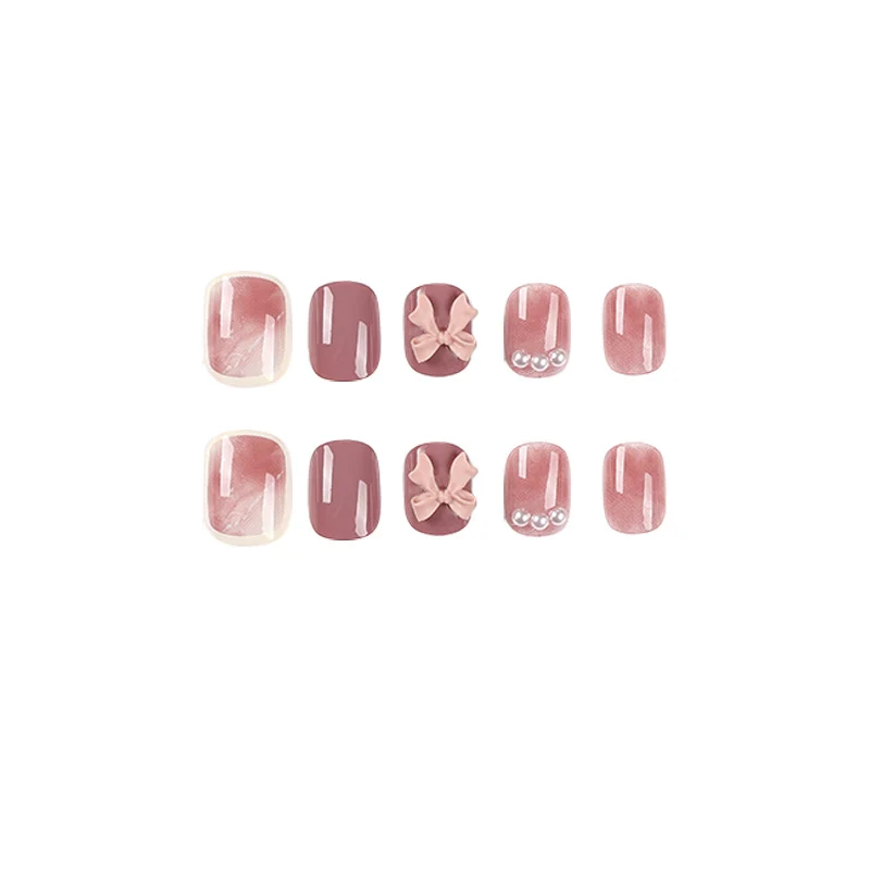 Artful nail art with luxurious 3D bows and elegant accents Stornfield